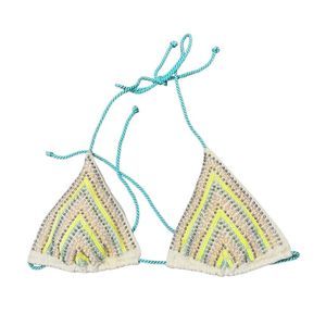 Victoria’s Secret Embellished Sequin Triangle Bikini Top Size M